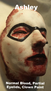 Ashley - Silicone Skinned Horror Face Mask
