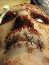 Load image into Gallery viewer, Sewn Mouth / Eyes option for Face Masks (Must purchase with a mask)