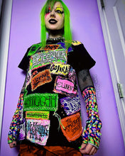 Load image into Gallery viewer, Custom Patchwork Band Shirt