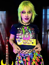Load image into Gallery viewer, Loopi Dating Sim Glitch Crop Top