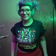 Load image into Gallery viewer, Loopi Dating Sim Glitch Crop Top