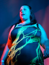 Load image into Gallery viewer, Green Electric Slime Plus Size Cami Dress