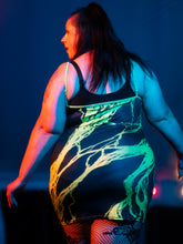 Load image into Gallery viewer, Green Electric Slime Plus Size Cami Dress