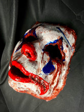 Load image into Gallery viewer, Ready to Ship - Everett Happy/Sad Clown with Stitches Mask