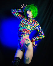 Load image into Gallery viewer, Non Orthogonal Turtleneck High Cut Bodysuit