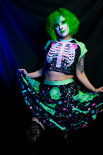 Load image into Gallery viewer, Candy Bonez Skirt (Neon)