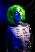 Load image into Gallery viewer, Candy Ribz Mesh Long Sleeve Top