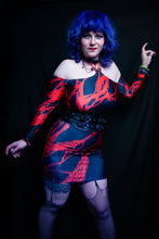 Load image into Gallery viewer, Blood Spill Halter Top Dress