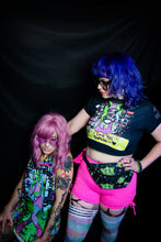 Load image into Gallery viewer, Loopi Bad End Glitch Crop Top