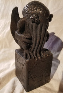 Ready to Ship - Dark Bronze Cthulhu Figurine #1