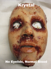 Load image into Gallery viewer, Krystal - Silicone Skinned Horror Face Mask